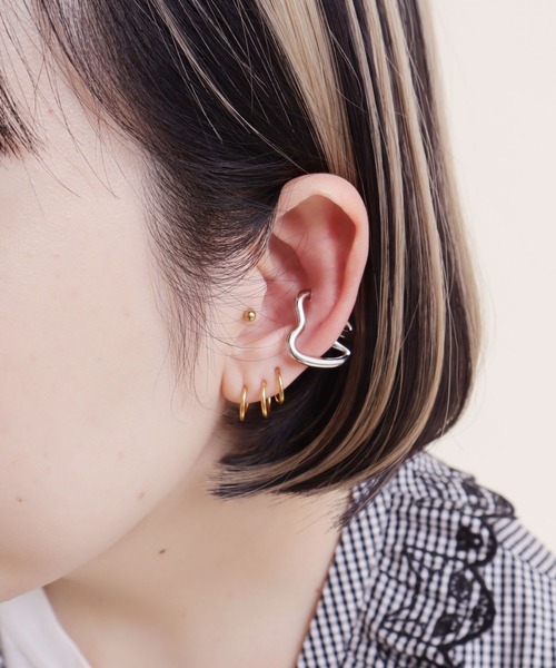 didizizi(ディディジジ)の「トゥース イヤカフ(イヤーカフ・レディース・シルバー/ゴールド・FREE)」の5枚目の写真