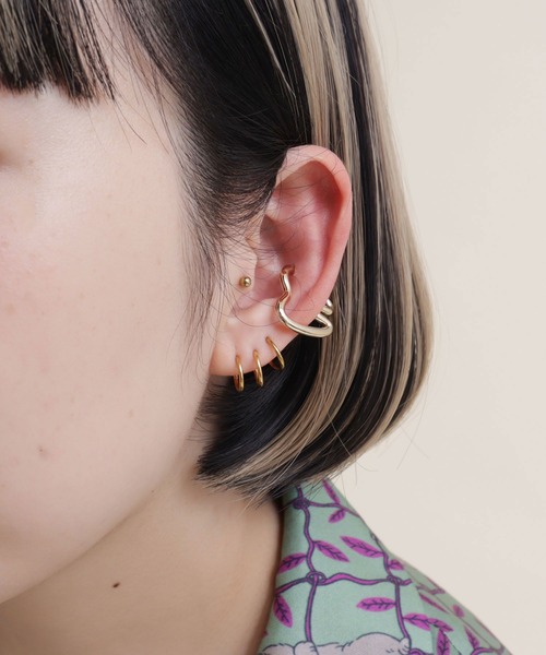 didizizi(ディディジジ)の「トゥース イヤカフ(イヤーカフ・レディース・シルバー/ゴールド・FREE)」の7枚目の写真