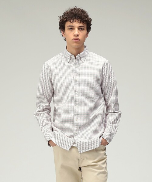 BEAMS PLUS(ビームスプラス)の「B.D. Oxford Tattersall(シャツ/ブラウス・メンズ・ブルー/レッド・S/XS/XL/L/M)」の5枚目の写真