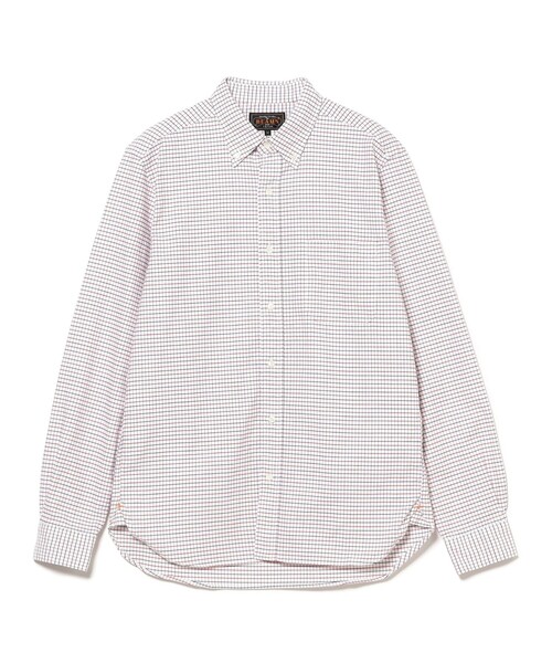 BEAMS PLUS(ビームスプラス)の「B.D. Oxford Tattersall(シャツ/ブラウス・メンズ・ブルー/レッド・S/XS/XL/L/M)」の6枚目の写真