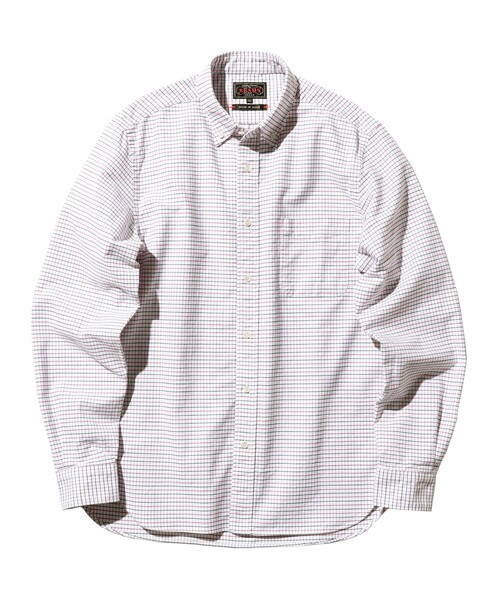 BEAMS PLUS(ビームスプラス)の「B.D. Oxford Tattersall(シャツ/ブラウス・メンズ・ブルー/レッド・S/XS/XL/L/M)」の3枚目の写真