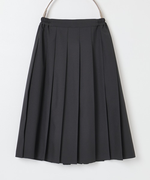 Honeys（ハニーズ）の「ミディ丈プリーツスカート（スカート・レディース・ブラック/キャメル/杢グレー・S/M/L/LL）」の15枚目の写真