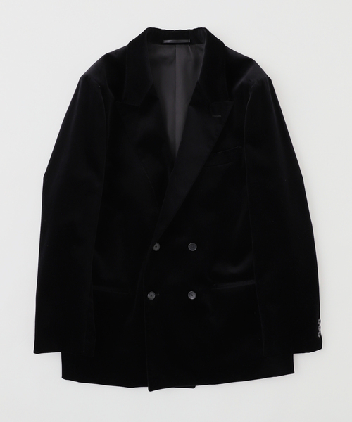 【セール】La.French(ラ・フレンチ) Velvet Double Breasted Jacket（テーラードジャケット）｜EDIFICE（エディフィス） 36,960円