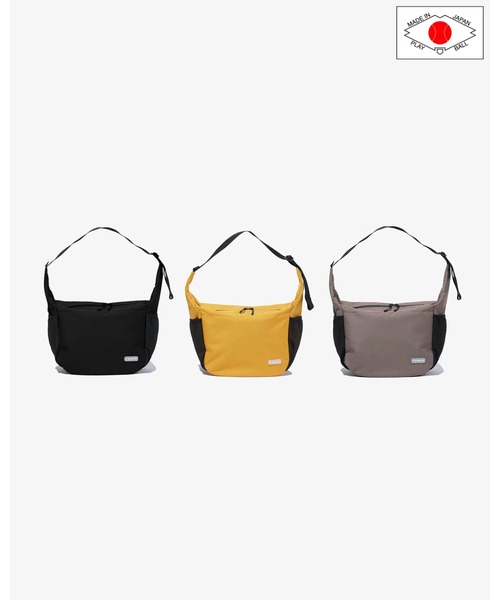 KEBOZ（ケボズ）の「CORDURA ROUND SHOULDER（ショルダーバッグ・メンズ・ブラック/イエロー/ダークベージュ・FREE）」の20枚目の写真