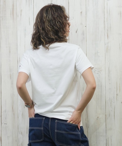 ROXY（ロキシー）の「ROXY/ロキシー シンプルロゴTシャツ RST251098（Tシャツ/カットソー・レディース・ブラック/ホワイト・L/M/S）」の15枚目の写真