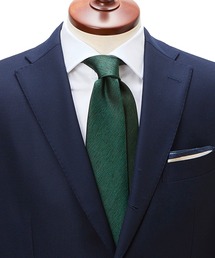 Cricket（クリケット）の「【CRICKET】クリケット バスケット織り ムジ×ムジ メランジシルク クレリックネクタイ（ネクタイ）」