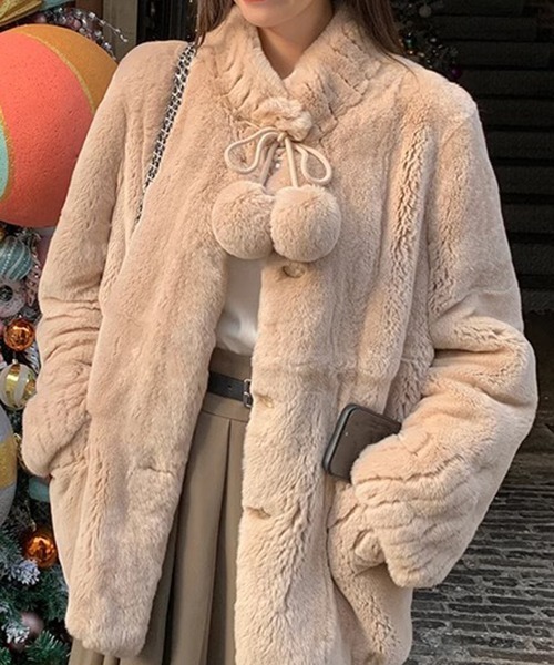 gossip!ロサンゼルス(ゴシップロサンゼルス)の「YUGA ルーズシルエットジャケット(ブルゾン・レディース・カーキ/オフホワイト・L/M)」の20枚目の写真