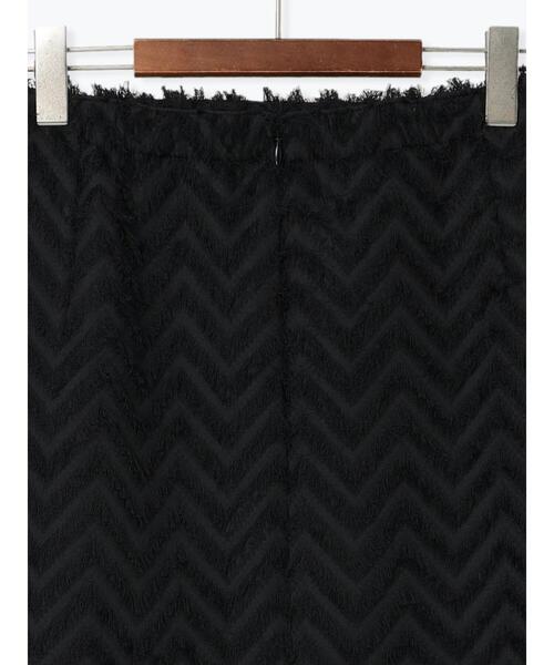 Te chichi（テチチ）の「フリンジジャカードボンディングスカート（セットアップ可）（スカート・レディース・オフホワイト/ブラック・M/S）」の19枚目の写真