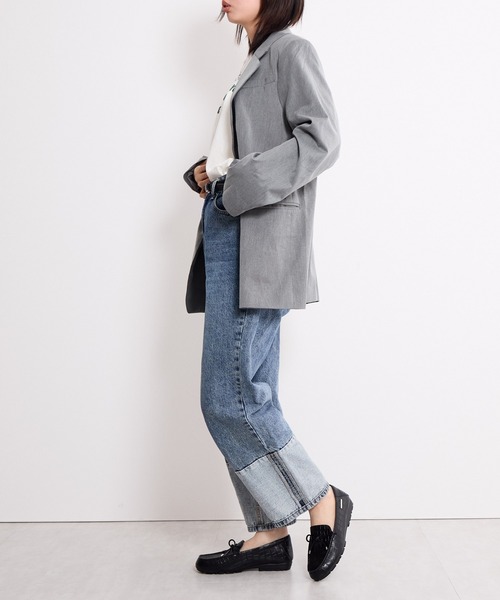 HIMIKO（ヒミコ）の「【HIMIKO】リボンモチーフモカシン/651109（モカシン/デッキシューズ・レディース・ブルー/レッド/ブラック/アイボリー/イエロー・25.0cm/24.0cm/24.5cm/23.5cm/26.0cm/23.0cm/25.5cm/22.5cm/21.5cm/22.0cm/26.5cm）」の12枚目の写真