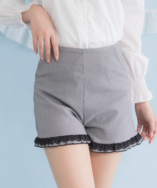 フリルレースショートパンツ（その他パンツ）｜DearMyLoveRose