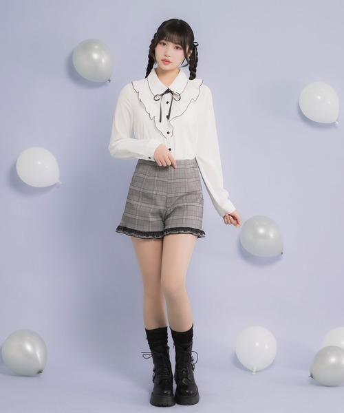 DearMyLoveRose(ディアマイラブローズ)の「フリルレースショートパンツ(その他パンツ・レディース・ブラック系その他/ブラック/ブラック系その他2/グレー系その他/グレー・LARGE/MEDIUM/LL/SMALL/3L)」の18枚目の写真