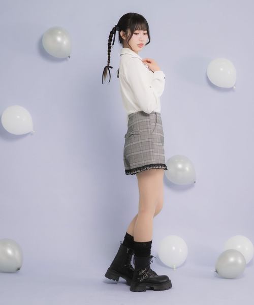 DearMyLoveRose(ディアマイラブローズ)の「フリルレースショートパンツ(その他パンツ・レディース・ブラック系その他/ブラック/ブラック系その他2/グレー系その他/グレー・LARGE/MEDIUM/LL/SMALL/3L)」の19枚目の写真