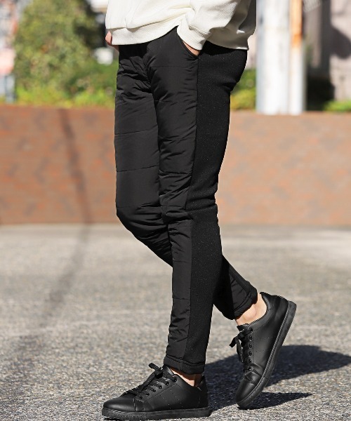 LUXSTYLE(ラグスタイル)の「中綿テーパードパンツ(その他パンツ・メンズ・ブラック・L/M/XL)」の13枚目の写真