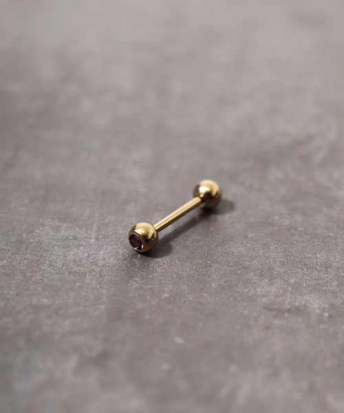 EVER METAL(エバーメタル ever metal EVER METAL)の「EVER METAL サージカルステンレス 316L アレルギー対応 ボディピアス ストーンデザイン バーベルピアス 日本製(ピアス(片耳用)・メンズ・その他12/その他11/その他6/その他4/その他7/その他9/その他8/その他10/その他1/その他2/その他3/その他5・FREE)」の7枚目の写真