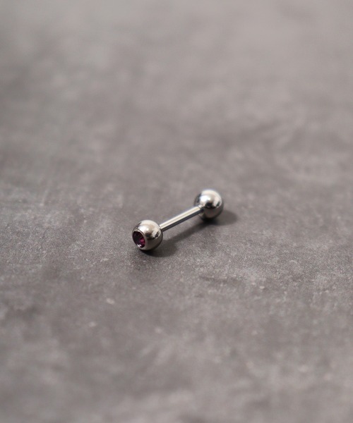 EVER METAL(エバーメタル ever metal EVER METAL)の「EVER METAL サージカルステンレス 316L アレルギー対応 ボディピアス ストーンデザイン バーベルピアス 日本製(ピアス(片耳用)・メンズ・その他12/その他11/その他6/その他4/その他7/その他9/その他8/その他10/その他1/その他2/その他3/その他5・FREE)」の9枚目の写真