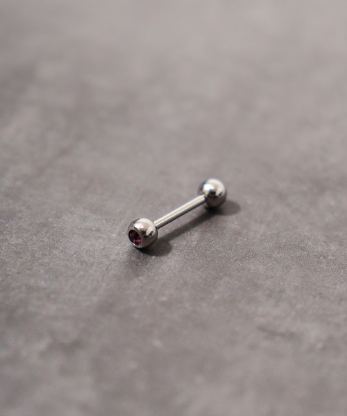 EVER METAL(エバーメタル ever metal EVER METAL)の「EVER METAL サージカルステンレス 316L アレルギー対応 ボディピアス ストーンデザイン バーベルピアス 日本製(ピアス(片耳用)・メンズ・その他12/その他11/その他6/その他4/その他7/その他9/その他8/その他10/その他1/その他2/その他3/その他5・FREE)」の10枚目の写真