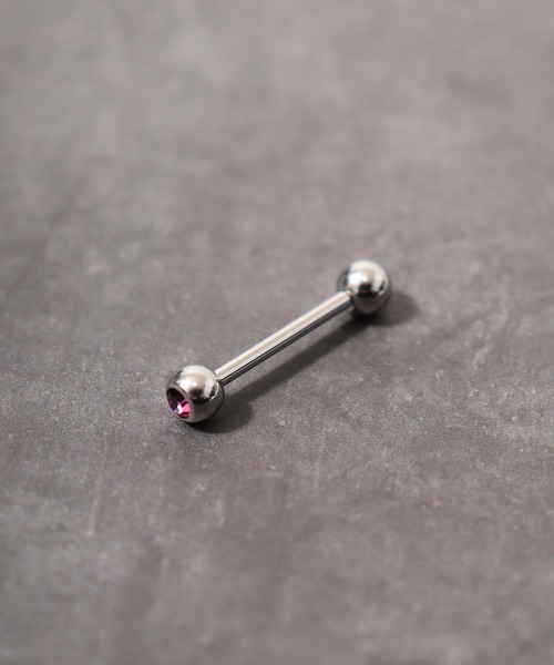 EVER METAL(エバーメタル ever metal EVER METAL)の「EVER METAL サージカルステンレス 316L アレルギー対応 ボディピアス ストーンデザイン バーベルピアス 日本製(ピアス(片耳用)・メンズ・その他12/その他11/その他6/その他4/その他7/その他9/その他8/その他10/その他1/その他2/その他3/その他5・FREE)」の12枚目の写真