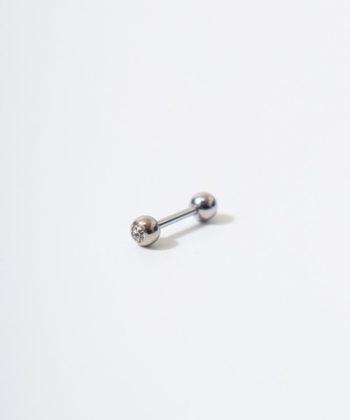 EVER METAL(エバーメタル ever metal EVER METAL)の「EVER METAL サージカルステンレス 316L アレルギー対応 ボディピアス ストーンデザイン バーベルピアス 日本製(ピアス(片耳用)・メンズ・その他12/その他11/その他6/その他4/その他7/その他9/その他8/その他10/その他1/その他2/その他3/その他5・FREE)」の16枚目の写真