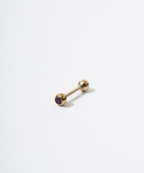 EVER METAL(エバーメタル ever metal EVER METAL)の「EVER METAL サージカルステンレス 316L アレルギー対応 ボディピアス ストーンデザイン バーベルピアス 日本製(ピアス(片耳用)・メンズ・その他12/その他11/その他6/その他4/その他7/その他9/その他8/その他10/その他1/その他2/その他3/その他5・FREE)」の19枚目の写真
