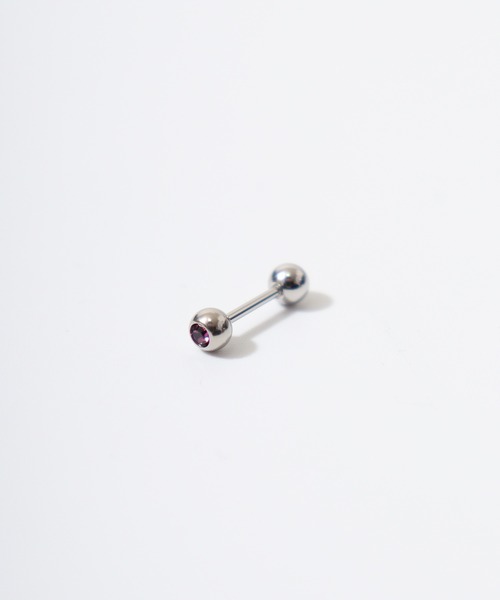 EVER METAL(エバーメタル ever metal EVER METAL)の「EVER METAL サージカルステンレス 316L アレルギー対応 ボディピアス ストーンデザイン バーベルピアス 日本製(ピアス(片耳用)・メンズ・その他12/その他11/その他6/その他4/その他7/その他9/その他8/その他10/その他1/その他2/その他3/その他5・FREE)」の21枚目の写真