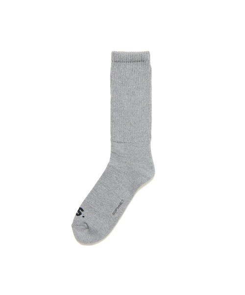 SOPHNET.(ソフネット)の「BINCHOTAN RIBBED SOCKS(ソックス/靴下・メンズ・ホワイト/ブラック/グレー・MEDIUM/LARGE)」の3枚目の写真