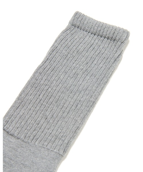 SOPHNET.(ソフネット)の「BINCHOTAN RIBBED SOCKS(ソックス/靴下・メンズ・ホワイト/ブラック/グレー・MEDIUM/LARGE)」の8枚目の写真