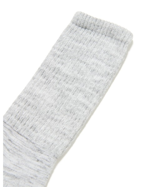 SOPHNET.(ソフネット)の「BINCHOTAN RIBBED SOCKS(ソックス/靴下・メンズ・ホワイト/ブラック/グレー・MEDIUM/LARGE)」の10枚目の写真