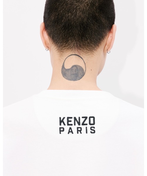 KENZO Happy Tiger' エンブロイダリー オーバーサイズ Tシャツ