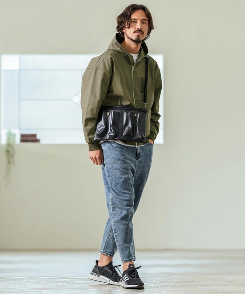 Magine(マージン)の「mko12578- Foldable musette bag サコッシュ(ショルダーバッグ・メンズ・ブラック・FREE)」の8枚目の写真