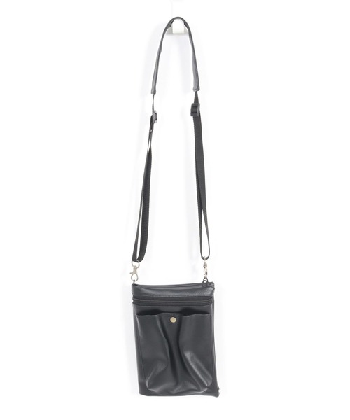 Magine(マージン)の「mko12578- Foldable musette bag サコッシュ(ショルダーバッグ・メンズ・ブラック・FREE)」の10枚目の写真