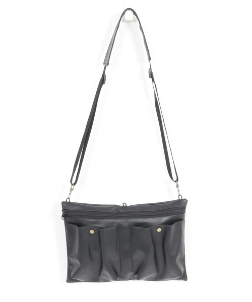 Magine(マージン)の「mko12578- Foldable musette bag サコッシュ(ショルダーバッグ・メンズ・ブラック・FREE)」の11枚目の写真