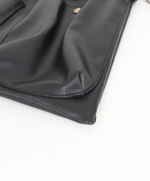 Magine(マージン)の「mko12578- Foldable musette bag サコッシュ(ショルダーバッグ・メンズ・ブラック・FREE)」の14枚目の写真