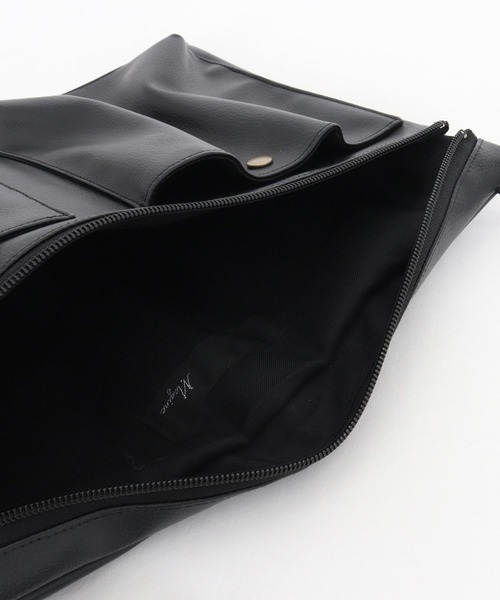 Magine(マージン)の「mko12578- Foldable musette bag サコッシュ(ショルダーバッグ・メンズ・ブラック・FREE)」の15枚目の写真