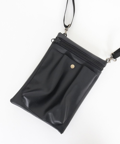 Magine(マージン)の「mko12578- Foldable musette bag サコッシュ(ショルダーバッグ・メンズ・ブラック・FREE)」の16枚目の写真