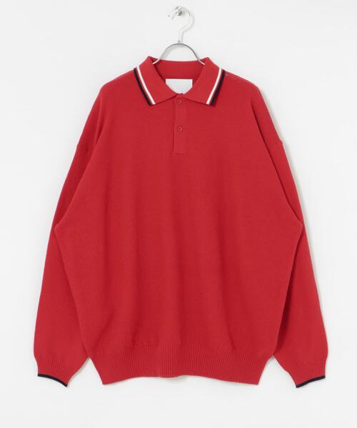 セール】URBAN RESEARCH iD カノコオーバーニットポロ ロングスリーブ