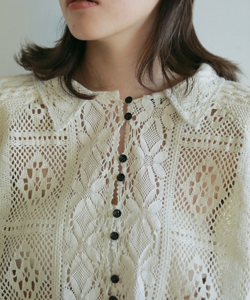 anuke（アンヌーク）の「anuke Layerd Lace Knit（カーディガン/ボレロ 