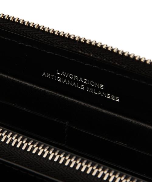 green label relaxing（グリーンレーベルリラクシング）の「★別注[マイニーニ]MAININI＊GLR　SATINE ロングウォレット（財布・メンズ・ブラック・フリー）」の6枚目の写真