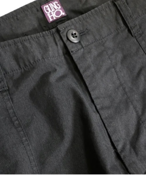 GUNG HO（ガンホー）の「GUNG HO / ガンホー　CAMP FATIGUE 6POCKETS（カーゴパンツ・メンズ・ブラック/オリーブ・SMALL/MEDIUM/LARGE）」の5枚目の写真