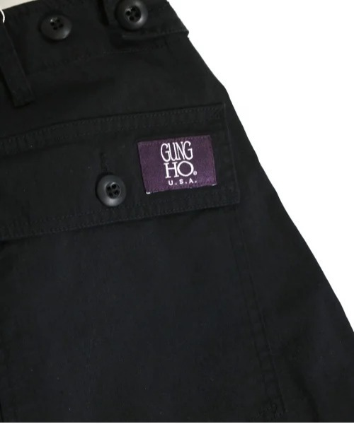 GUNG HO（ガンホー）の「GUNG HO / ガンホー　CAMP FATIGUE 6POCKETS（カーゴパンツ・メンズ・ブラック/オリーブ・SMALL/MEDIUM/LARGE）」の13枚目の写真