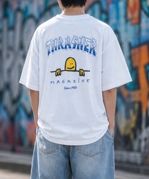 【at】〔THRASHER/スラッシャー〕MULTI/FRAME/DIAMOND LOGO TEE アソートパターンロゴ ビッグシルエットTシャツ