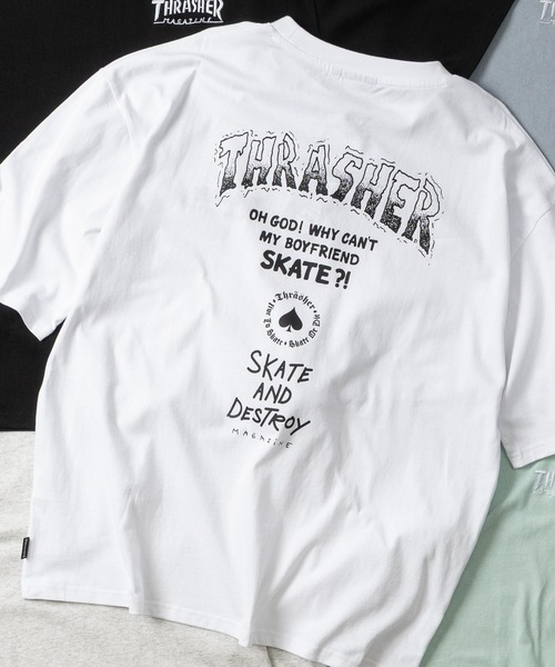 THRASHER(スラッシャー)の「【at】〔THRASHER/スラッシャー〕MULTI/FRAME/DIAMOND LOGO TEE アソートパターンロゴ ビッグシルエットTシャツ(Tシャツ/カットソー・メンズ・ベージュ系2/ホワイト系1/ブラック系2/ホワイト系5/ホワイト系3/ブラック系5/ホワイト系2/ライトグレー系2/ブラック系3/ブラック系1/ホワイト系4/グリーン系3/グリーン系1/ベージュ系3/ベージュ系1/ライトグレー系3/ライトグレー系1/ブラック系4/グリーン系5/グリーン系4/ベージュ系5/ベージュ系4/ライトグレー系5/ライトグレー系4/グリーン系2/ホワイト系6/ブルー系3/ライトグリーン系1/ホワイト系7/ライトグレー系6/ライトグレー系7/ブルー系1/ライトグリーン系7/ブラック系6/ブラック系7/ブルー系6/ブルー系7/ライトグリーン系3/ライトグリーン系6・LARGE/MEDIUM)」の8枚目の写真