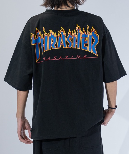 THRASHER（スラッシャー）の「【at】〔THRASHER/スラッシャー〕MULTI/FRAME/DIAMOND LOGO TEE アソートパターンロゴ ビッグシルエットTシャツ（Tシャツ/カットソー・メンズ・ベージュ系2/ホワイト系1/ブラック系2/ホワイト系5/ホワイト系3/ブラック系5/ホワイト系2/ライトグレー系2/ブラック系3/ブラック系1/ホワイト系4/グリーン系3/グリーン系1/ベージュ系3/ベージュ系1/ライトグレー系3/ライトグレー系1/ブラック系4/グリーン系5/グリーン系4/ベージュ系5/ベージュ系4/ライトグレー系5/ライトグレー系4/グリーン系2・LARGE/MEDIUM）」の8枚目の写真