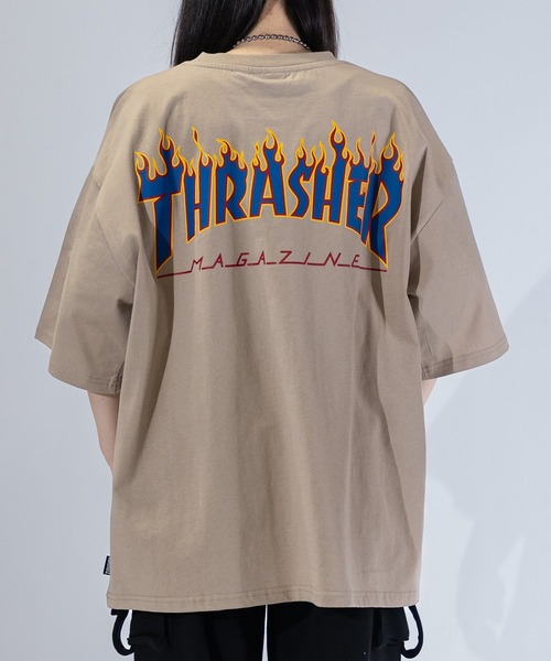 THRASHER（スラッシャー）の「【at】〔THRASHER/スラッシャー〕MULTI/FRAME/DIAMOND LOGO TEE アソートパターンロゴ ビッグシルエットTシャツ（Tシャツ/カットソー・メンズ・ベージュ系2/ホワイト系1/ブラック系2/ホワイト系5/ホワイト系3/ブラック系5/ホワイト系2/ライトグレー系2/ブラック系3/ブラック系1/ホワイト系4/グリーン系3/グリーン系1/ベージュ系3/ベージュ系1/ライトグレー系3/ライトグレー系1/ブラック系4/グリーン系5/グリーン系4/ベージュ系5/ベージュ系4/ライトグレー系5/ライトグレー系4/グリーン系2・LARGE/MEDIUM）」の18枚目の写真