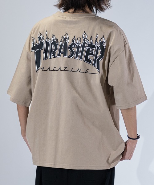 THRASHER（スラッシャー）の「【at】〔THRASHER/スラッシャー〕MULTI/FRAME/DIAMOND LOGO TEE アソートパターンロゴ ビッグシルエットTシャツ（Tシャツ/カットソー・メンズ・ベージュ系2/ホワイト系1/ブラック系2/ホワイト系5/ホワイト系3/ブラック系5/ホワイト系2/ライトグレー系2/ブラック系3/ブラック系1/ホワイト系4/グリーン系3/グリーン系1/ベージュ系3/ベージュ系1/ライトグレー系3/ライトグレー系1/ブラック系4/グリーン系5/グリーン系4/ベージュ系5/ベージュ系4/ライトグレー系5/ライトグレー系4/グリーン系2・LARGE/MEDIUM）」の19枚目の写真