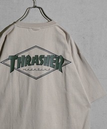 【at】〔THRASHER/スラッシャー〕MULTI/FRAME/DIAMOND LOGO TEE アソートパターンロゴ ビッグシルエットTシャツ