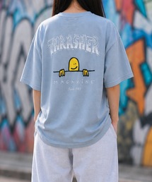 【at】〔THRASHER/スラッシャー〕MULTI/FRAME/DIAMOND LOGO TEE アソートパターンロゴ ビッグシルエットTシャツ