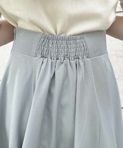 an another angelus（アンアナザーアンジェラス）の「ハイウエストスカラップフレアースカート/ fint　フィント（スカート・レディース・ライトブルー/レッド/ブルーグリーン/ブラック/ミント・2/1）」の17枚目の写真