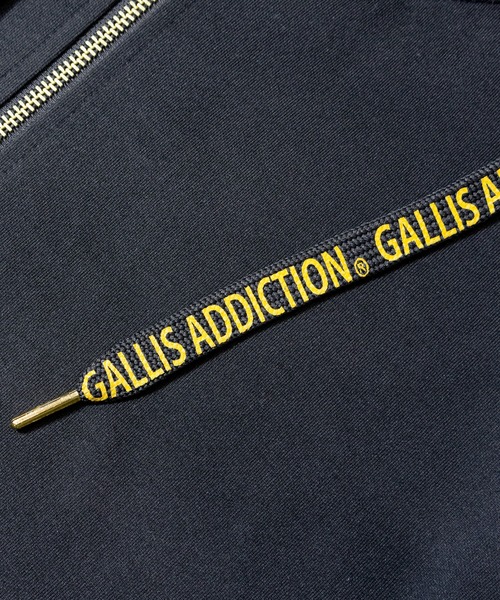 GALLIS ADDICTION(ガリスアディクション)の「GA BACK-LOGO ZIP HOODIE(スウェット・メンズ・ブラック/グレー・M/L)」の8枚目の写真