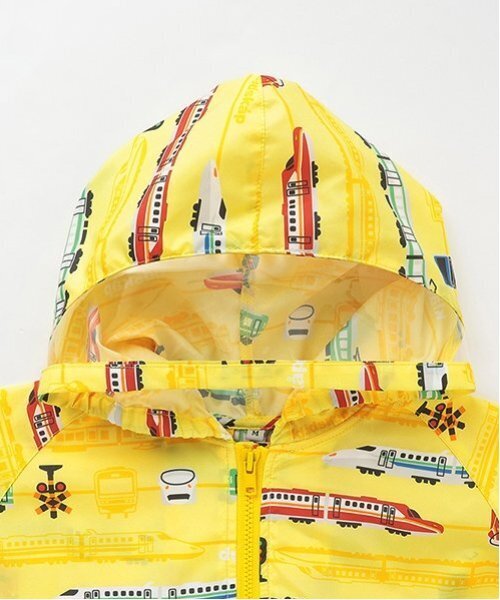 kladskap（クレードスコープ）の「総柄レインコート（レインコート/ポンチョ・キッズ・ブルー/イエロー・L(110-120cm)/M95-105）」の4枚目の写真