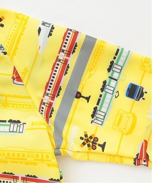 kladskap（クレードスコープ）の「総柄レインコート（レインコート/ポンチョ・キッズ・ブルー/イエロー・L(110-120cm)/M95-105）」の5枚目の写真